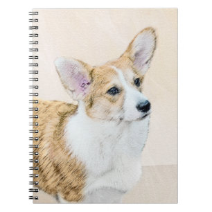 Pembroke Welsh Corgi Painting - Original Dog Art Notebook