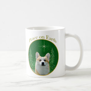 Pembroke Welsh Corgi Peace Coffee Mug