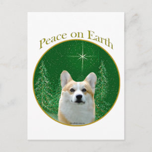Pembroke Welsh Corgi Peace Postcard