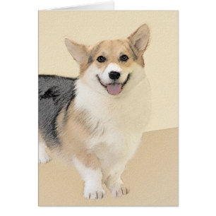 Pembroke Welsh Corgi Peinture - Art Chien original