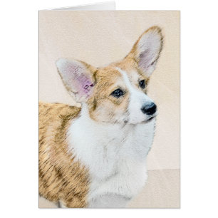 Pembroke Welsh Corgi Peinture - Art Chien original