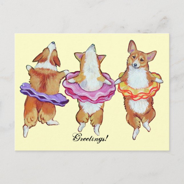 Pembroke Welsh Corgi Postcards (Front)