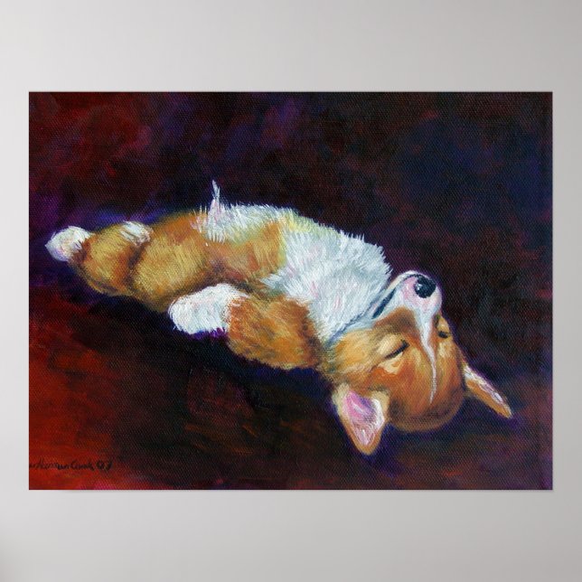 Pembroke Welsh Corgi Poster Imprimer (Devant)