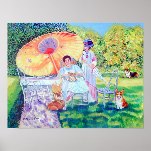 Pembroke Welsh Corgi Poster Imprimer (Devant)