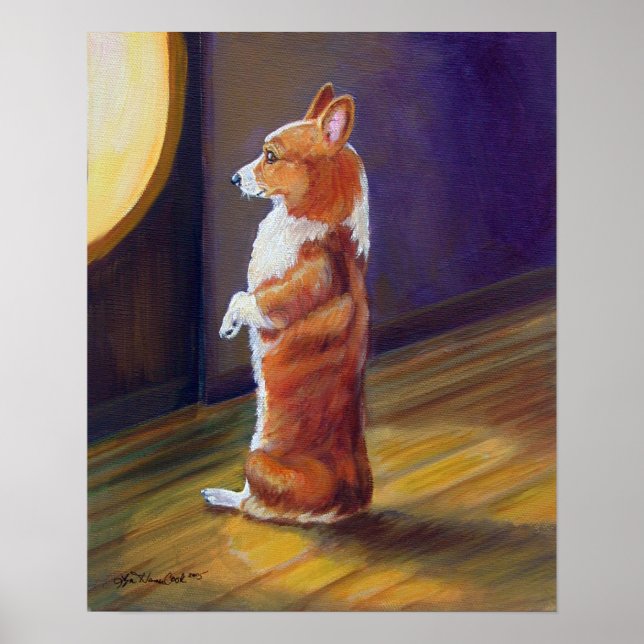 Pembroke Welsh Corgi Poster Imprimer (Devant)