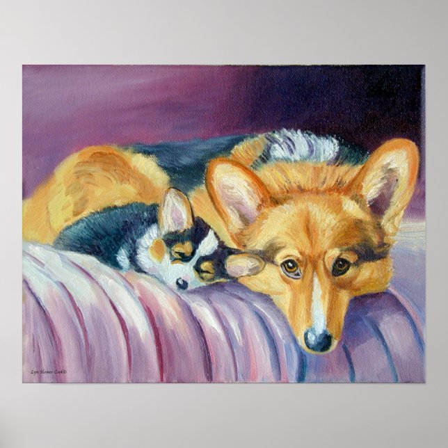 Pembroke Welsh Corgi Poster Print (Front)