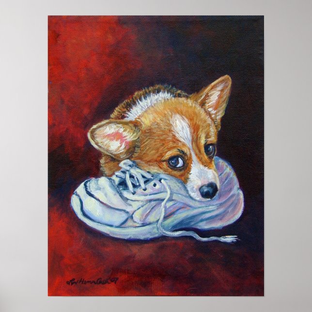 Pembroke Welsh Corgi Poster Print (Front)
