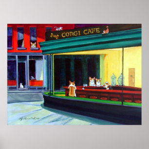 Pembroke Welsh Corgi Poster Print