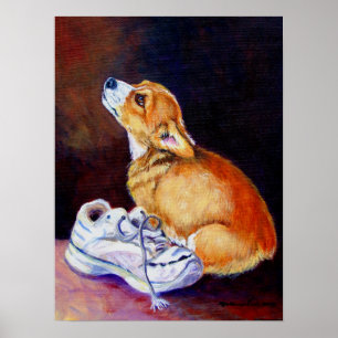 Pembroke Welsh Corgi Poster Print