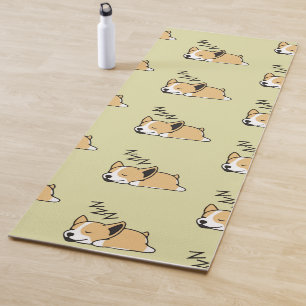 Pembroke Welsh Corgi Sleeping Dog Lover ZZZ Yoga Mat