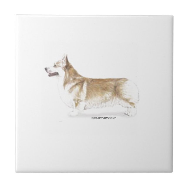 Pembroke Welsh Corgi Tile (Front)