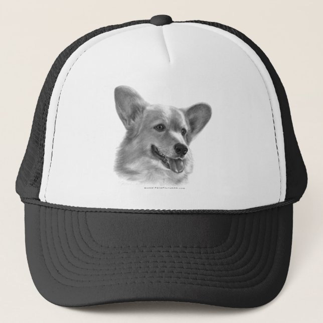Pembroke Welsh Corgi Trucker Hat (Front)