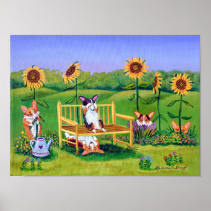 Pembroke Welsh Corgi Wall Print