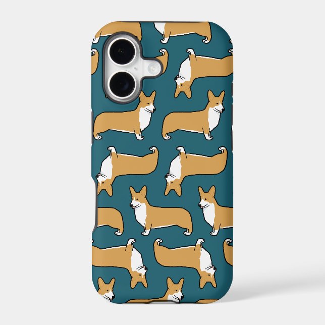 Pembroke Welsh Corgis Pattern (Back)