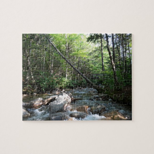 Pemigewasset River Bridge in New Hampshire Jigsaw Puzzle (Horizontal)