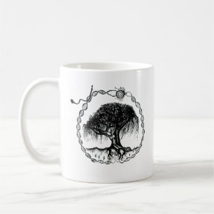 Pen and Ink Goddess Willow Tree Coffee Mug