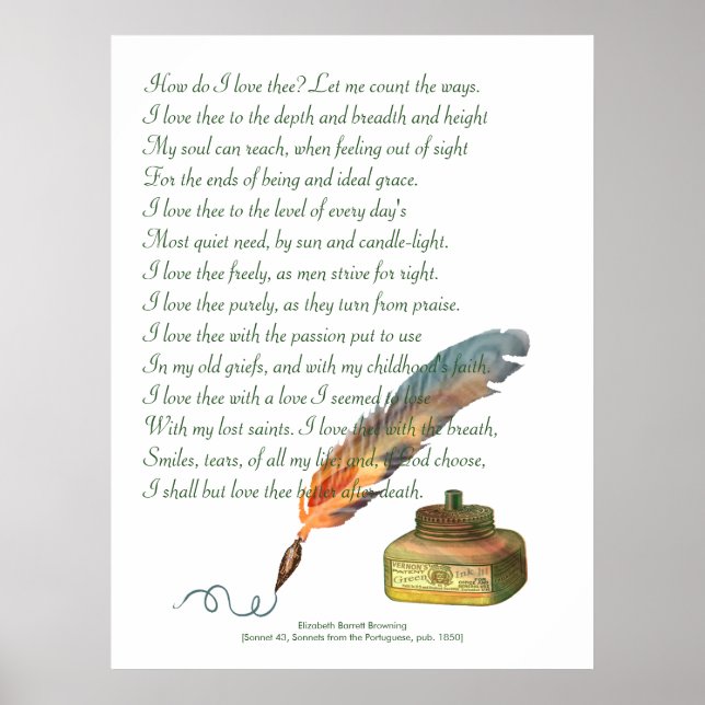 Pen and Ink Love Poster (Front)