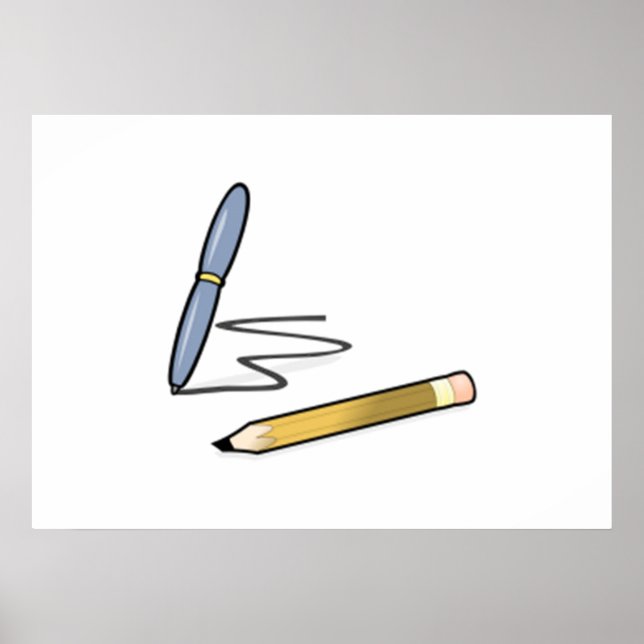 Pen and Pencil Poster (Front)