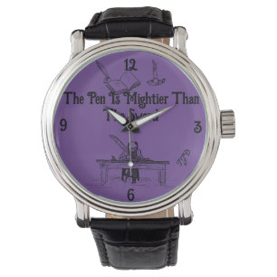 'Pen Mightier Than The Sword' Watch