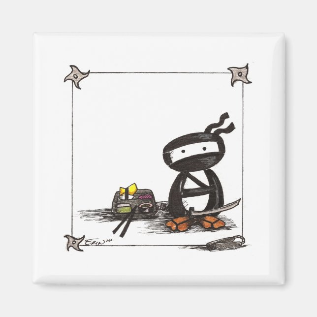 Pen Ninja Magnet (Front)