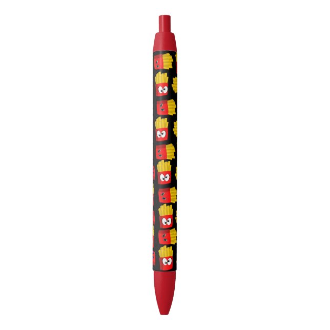 Pen Office and School French Fries Black (Front Vertical)