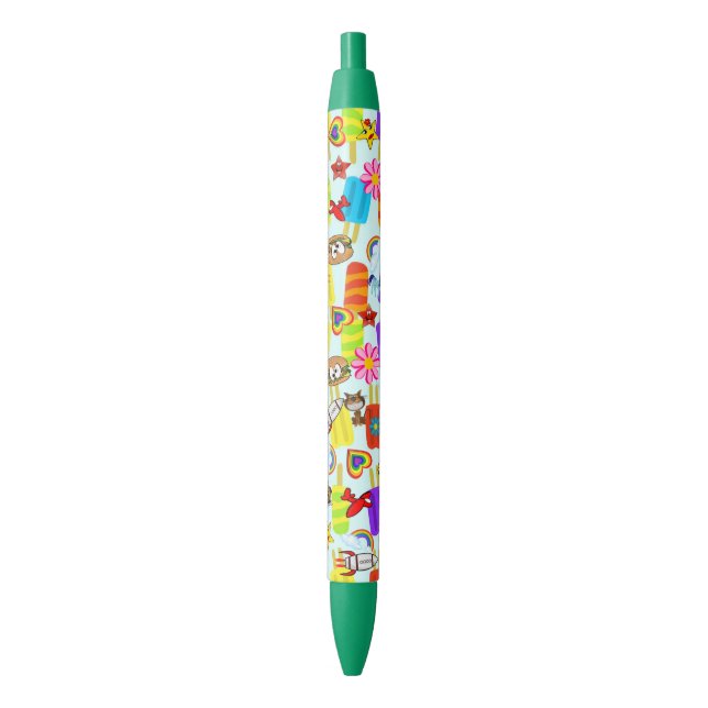 Pen Office and School Pen Floral Hamburger Stars (Front Vertical)