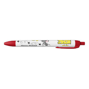 Pen Office and School Pen Mouse Cheese Hearts