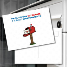 Pen Pal Notification Pun Postcard
