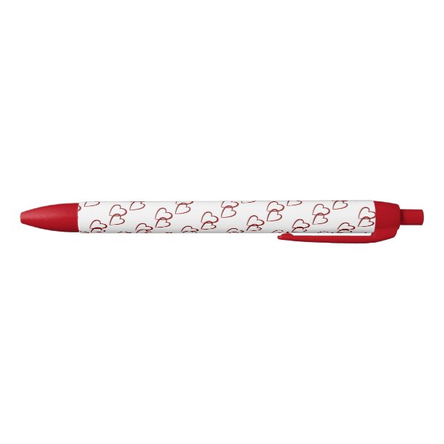 Pen/Red Hearts Black Ink Pen (Bottom)