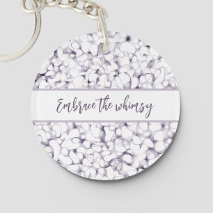 Pen Strokes Abstract Script Keychain