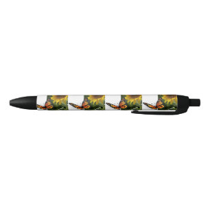 Pen Sunflowers Butterfly