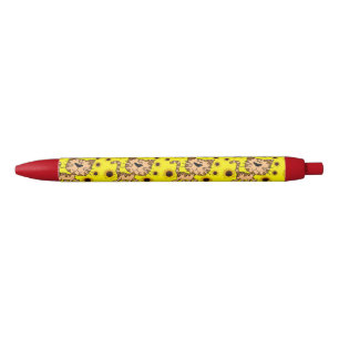 Pen Sunflowers Cat Kittens