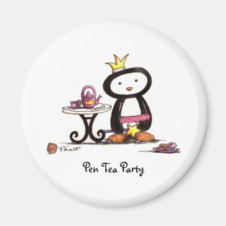 Pen Tea Party Magnet