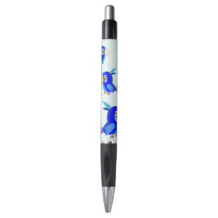 Pen with Blue Parrot