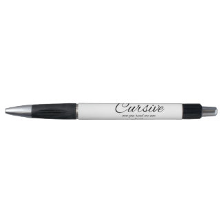Pen with Cursive can you read me now