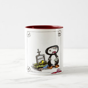 Pen Zombie Two-Tone Coffee Mug