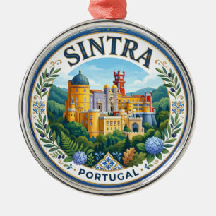 Pena Palace Portugal Metal Ornament
