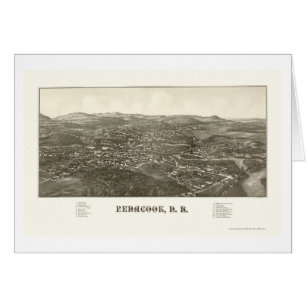 Penacook, NH Panoramic Map - 1887