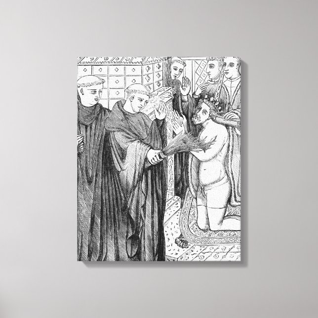 Penance of Henry II Canvas Print (Front)