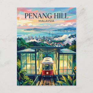 Penang Hill Malaysia Postcard