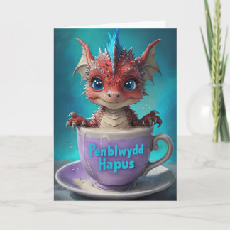 Penblwydd Hapus Happy birthday Card