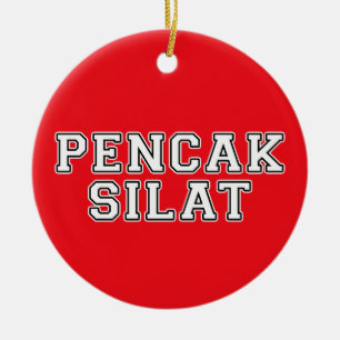 Pencak Silat Ceramic Ornament