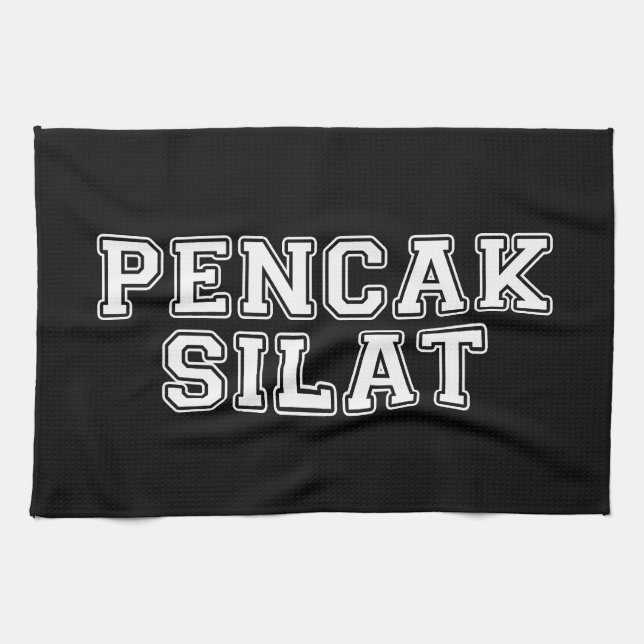 Pencak Silat Kitchen Towel (Horizontal)