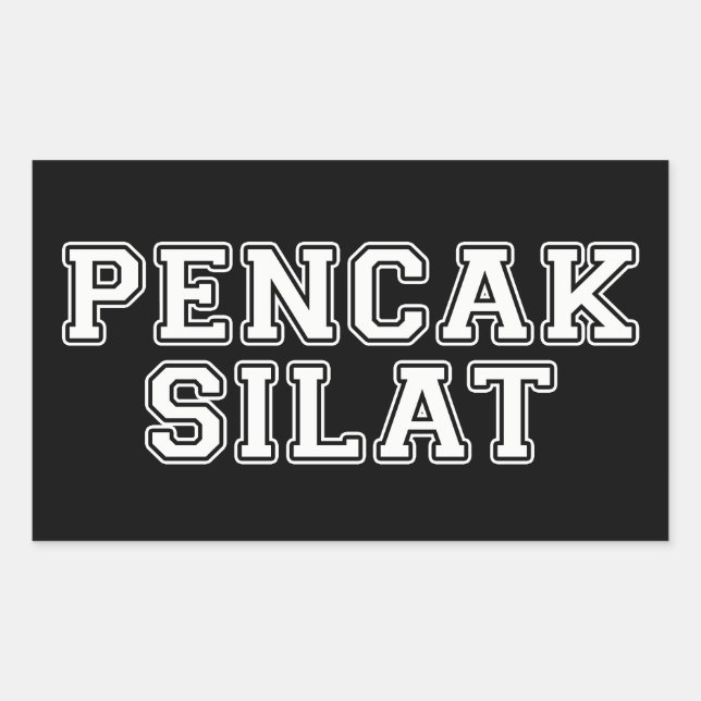 Pencak Silat Sticker (Front)