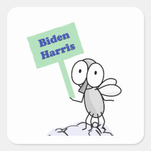 Pence Fly for Biden Harris Square Sticker