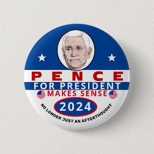 Pence for President 2024 2 Inch Round Button