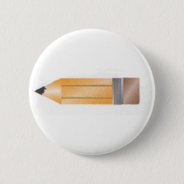 Pencil 2 Inch Round Button (Front)