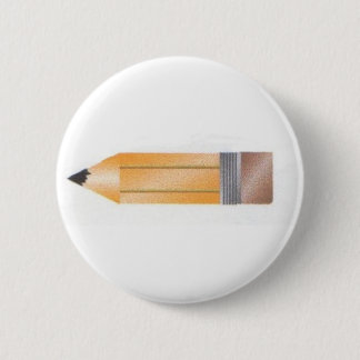 Pencil 2 Inch Round Button