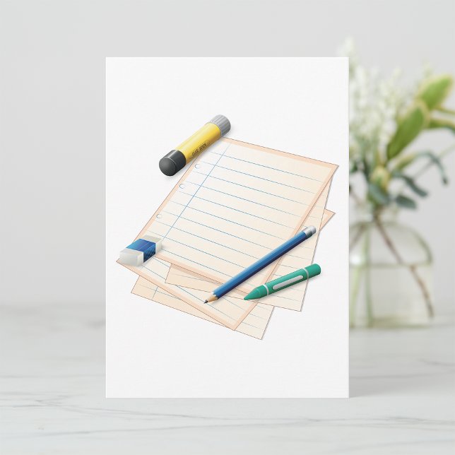 Pencil and Paper Invitations (Creator Uploaded)