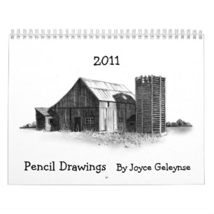 PENCIL ART, DRAWINGS: CALENDAR: Joyce Geleynse Calendar